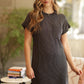 Textured Black Dress