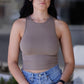 Cropped High Neckline Brami