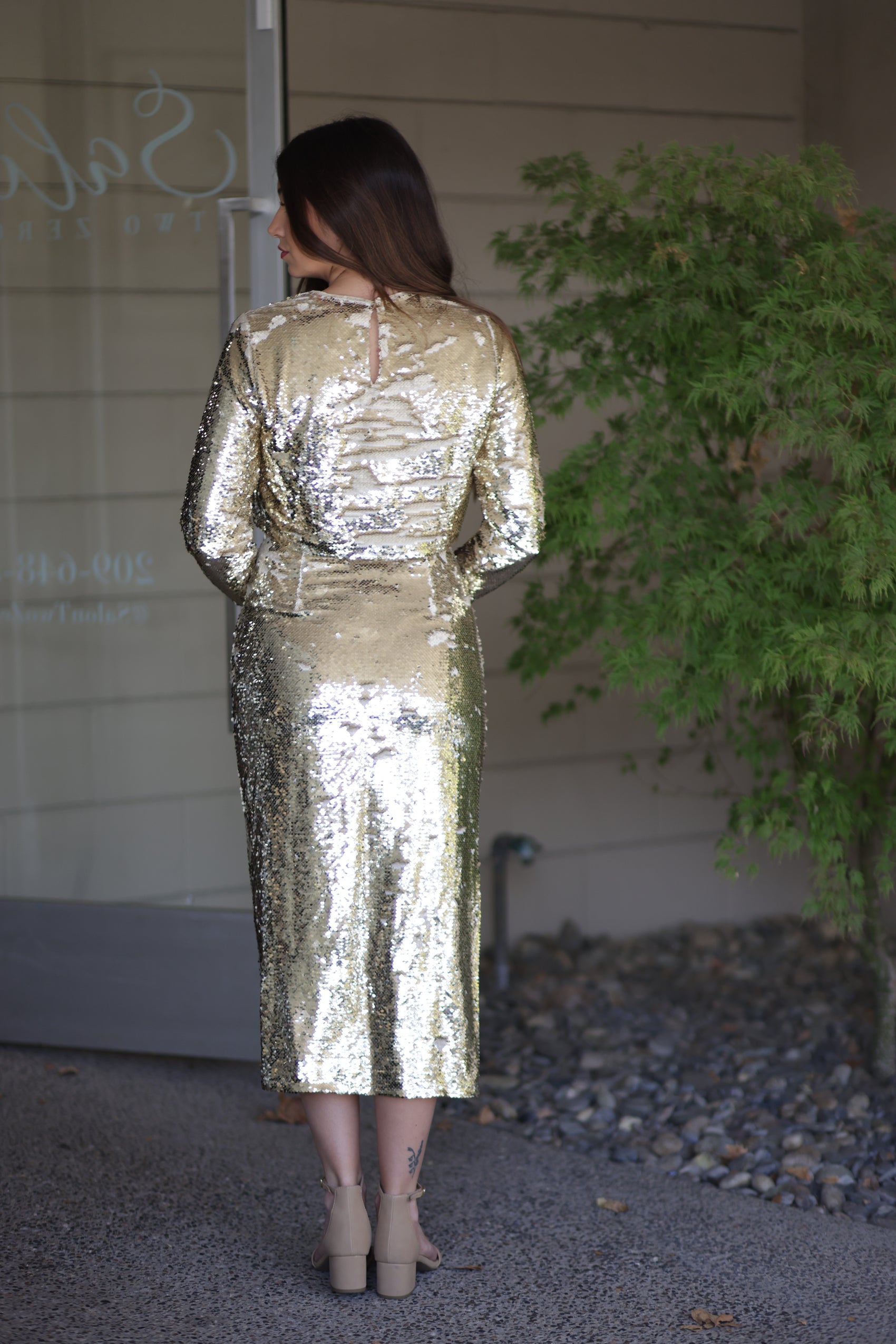 Aria Sequin Midi Skirt - More Colors!