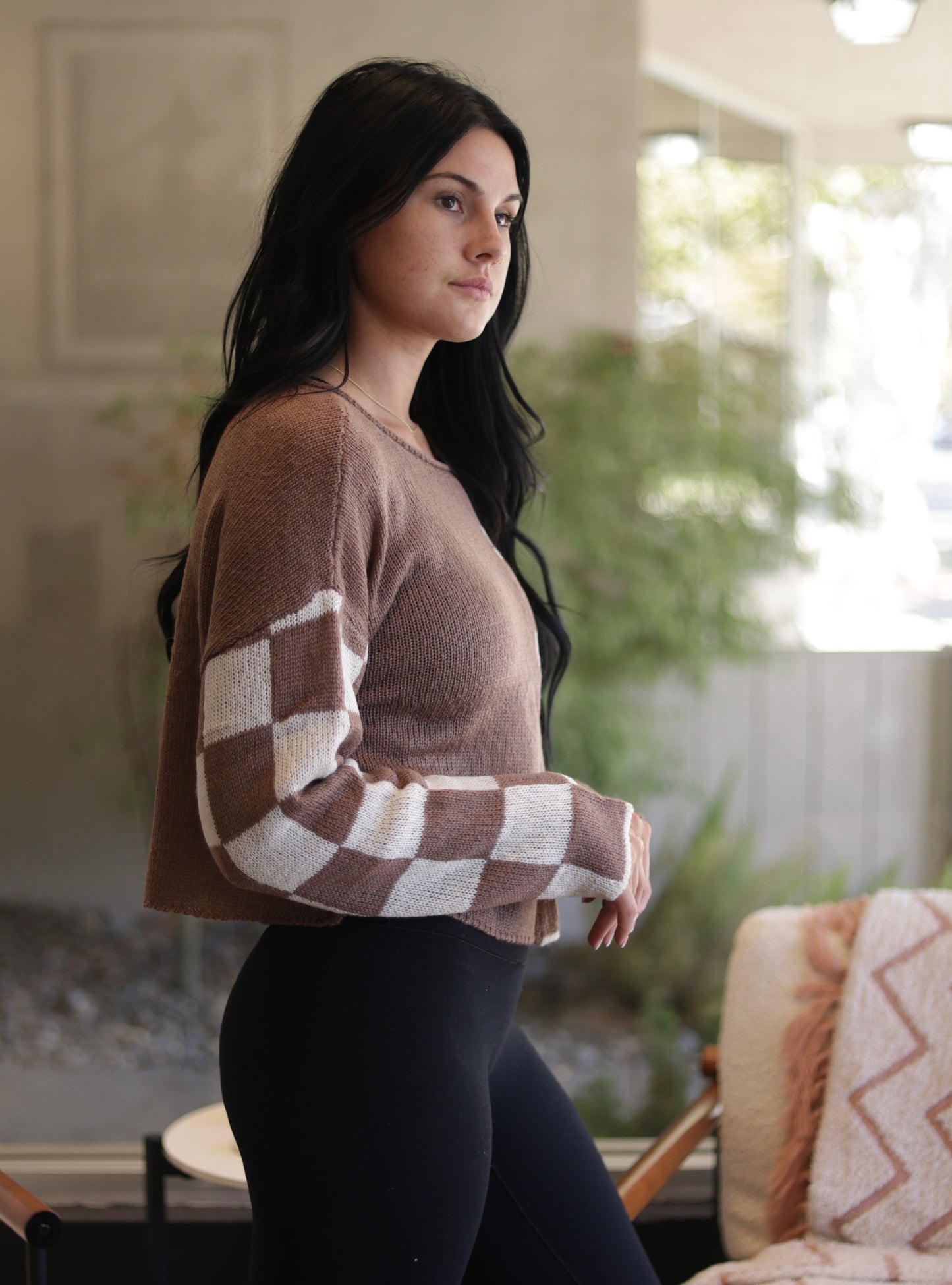 Mari Checkered Sweater - More Colors!