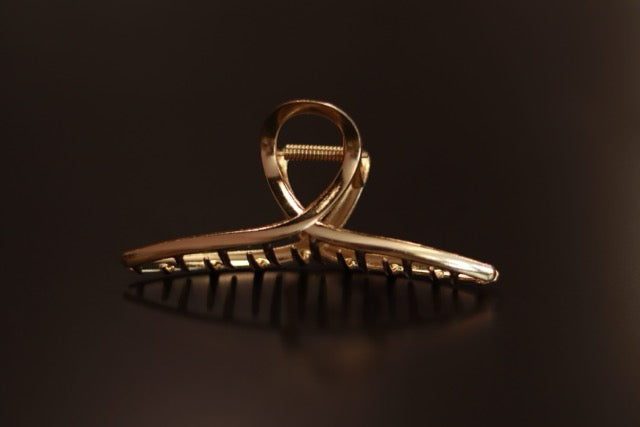 Geometric Gold Claw Clips