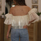 Blanche Ruffle top- More Colors!