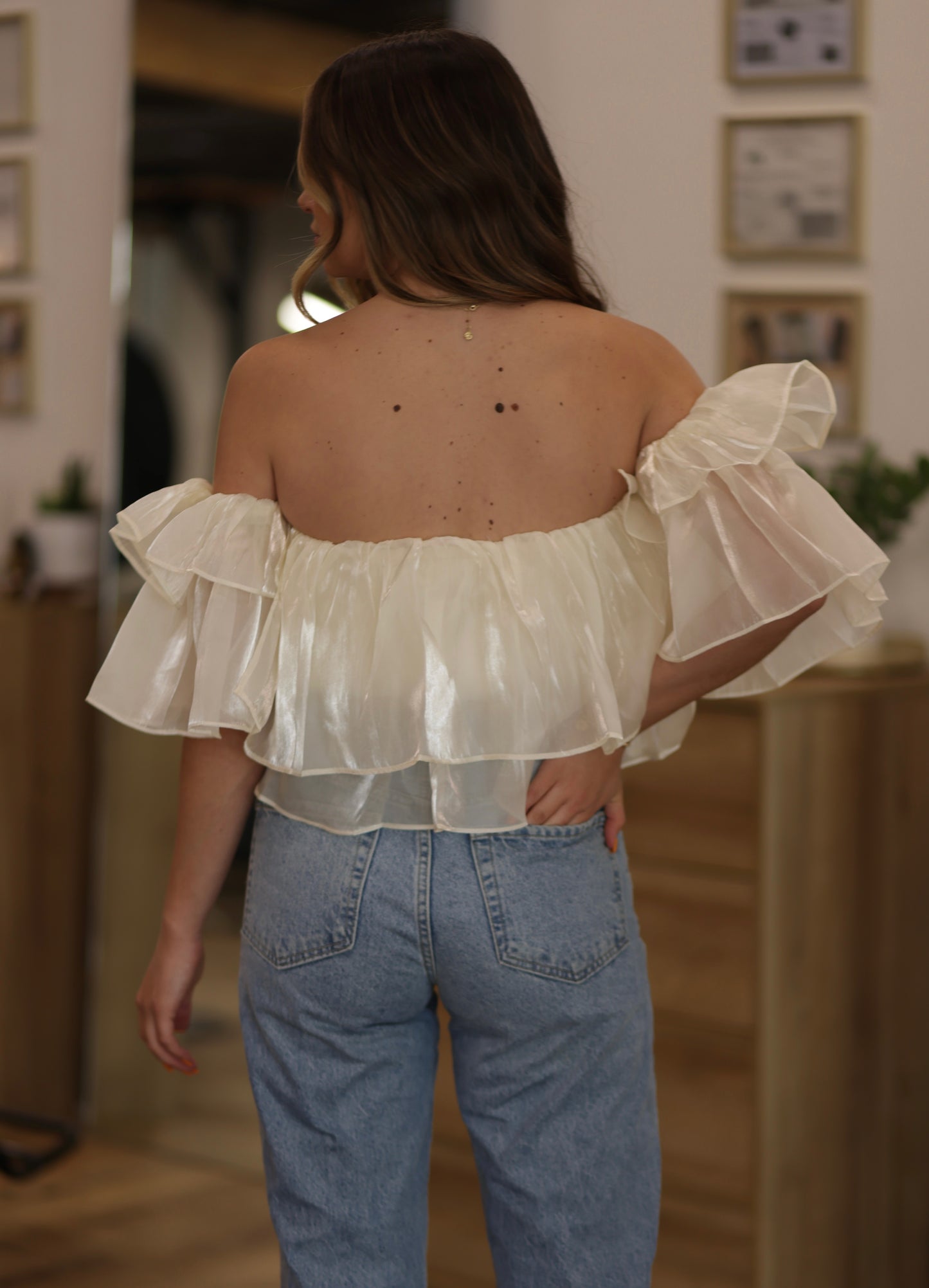 Blanche Ruffle top- More Colors!