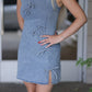 Jeane Ribbon Denim Dress