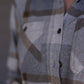 Rachel Plaid Button Up - Gray & Mocha