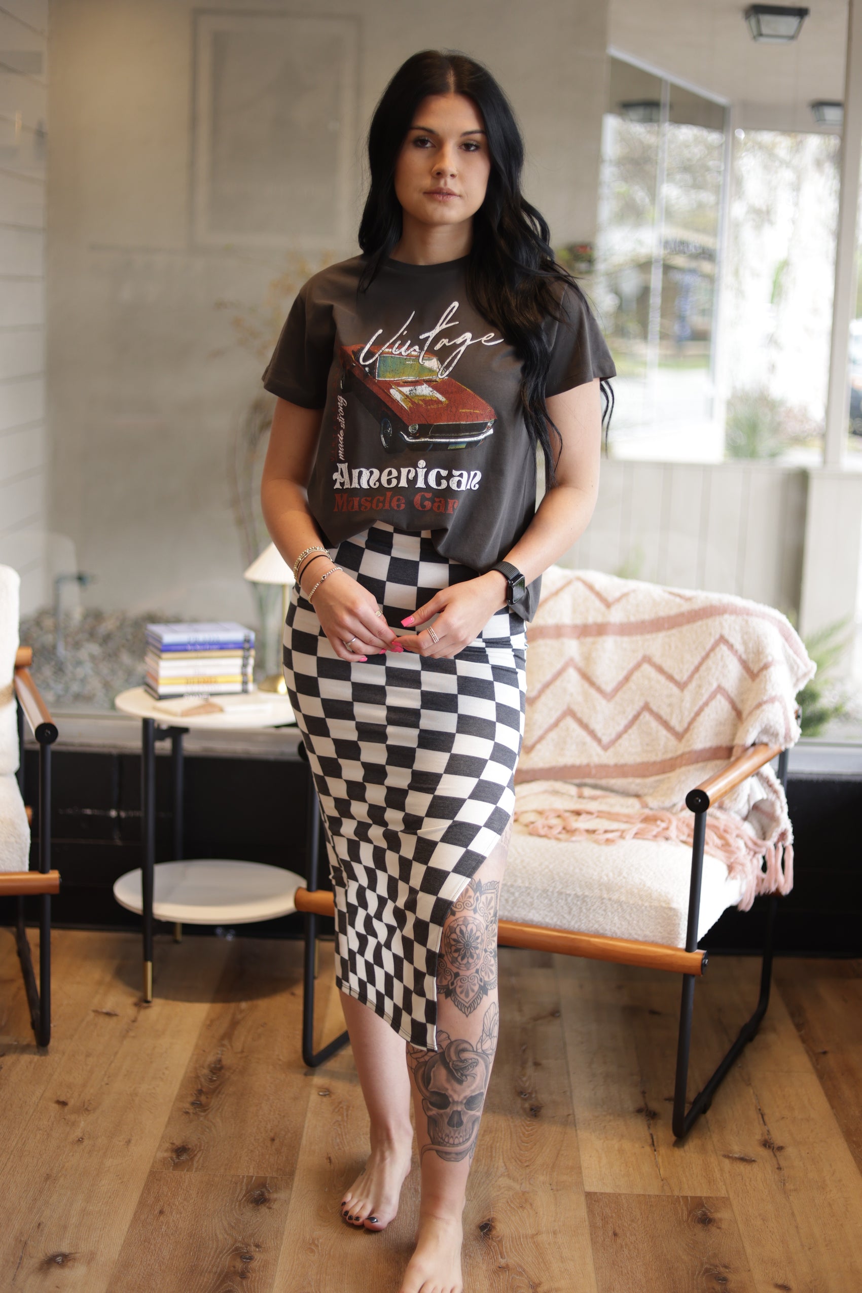 Check Into the Weekend Skirt