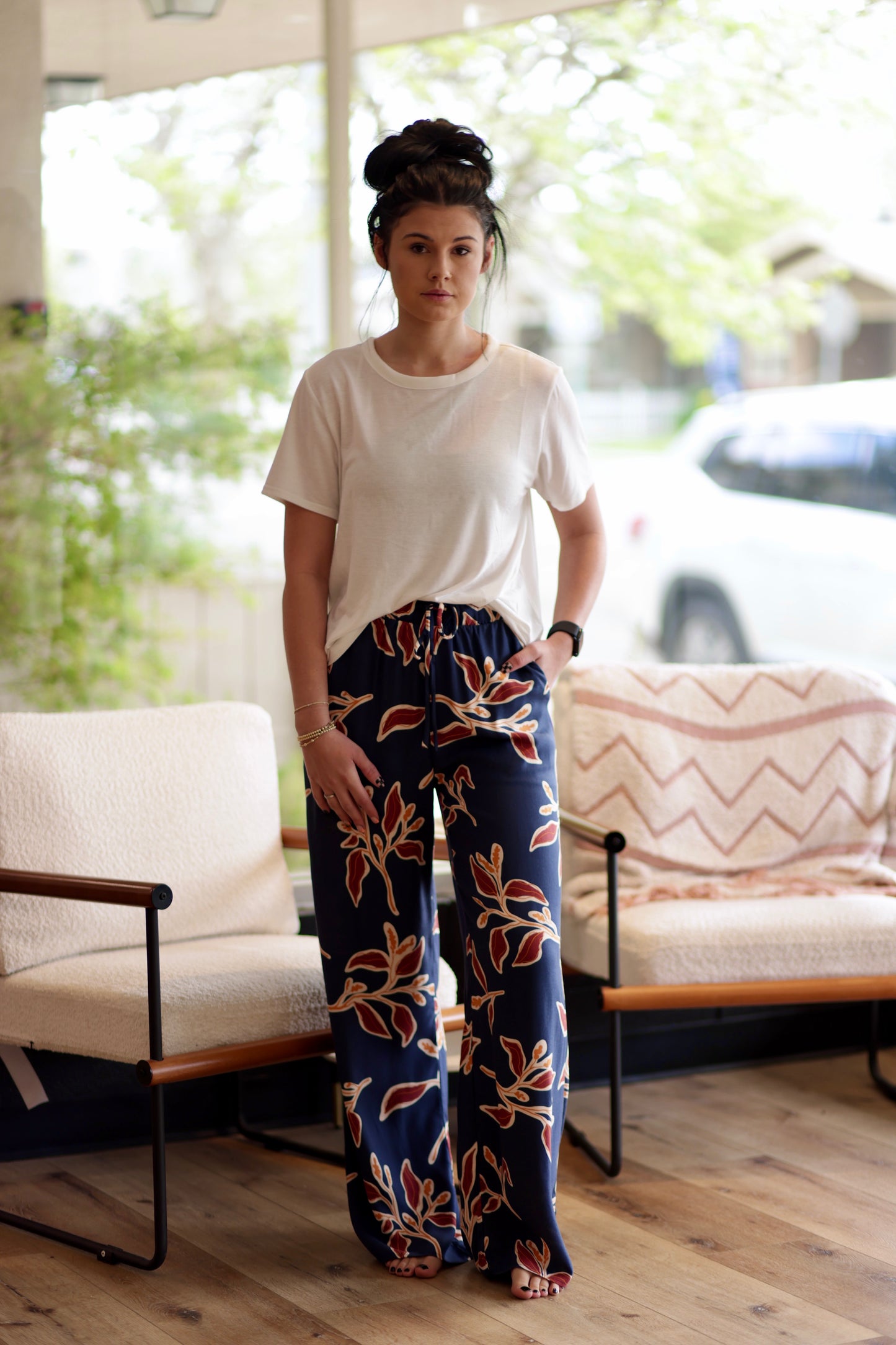 Kacie Print Pants