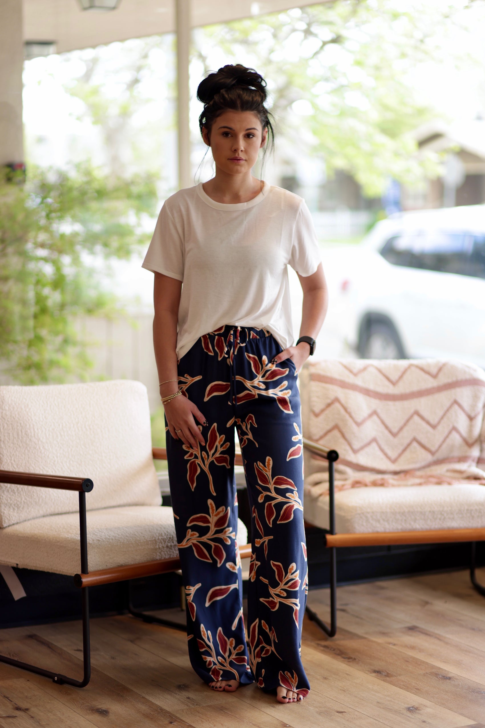 Kacie Print Pants