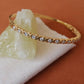 Séraphie 18K Gold Non-Tarnish CZ Cuff Bracelet