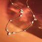 Elarae 18K Gold Non-Tarnish CZ Teardrop Layered Necklace