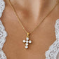 Raimon 18K Gold Non-Tarnish Dainty Cross Necklace