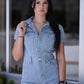 Denim Romper