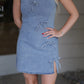 Jeane Ribbon Denim Dress
