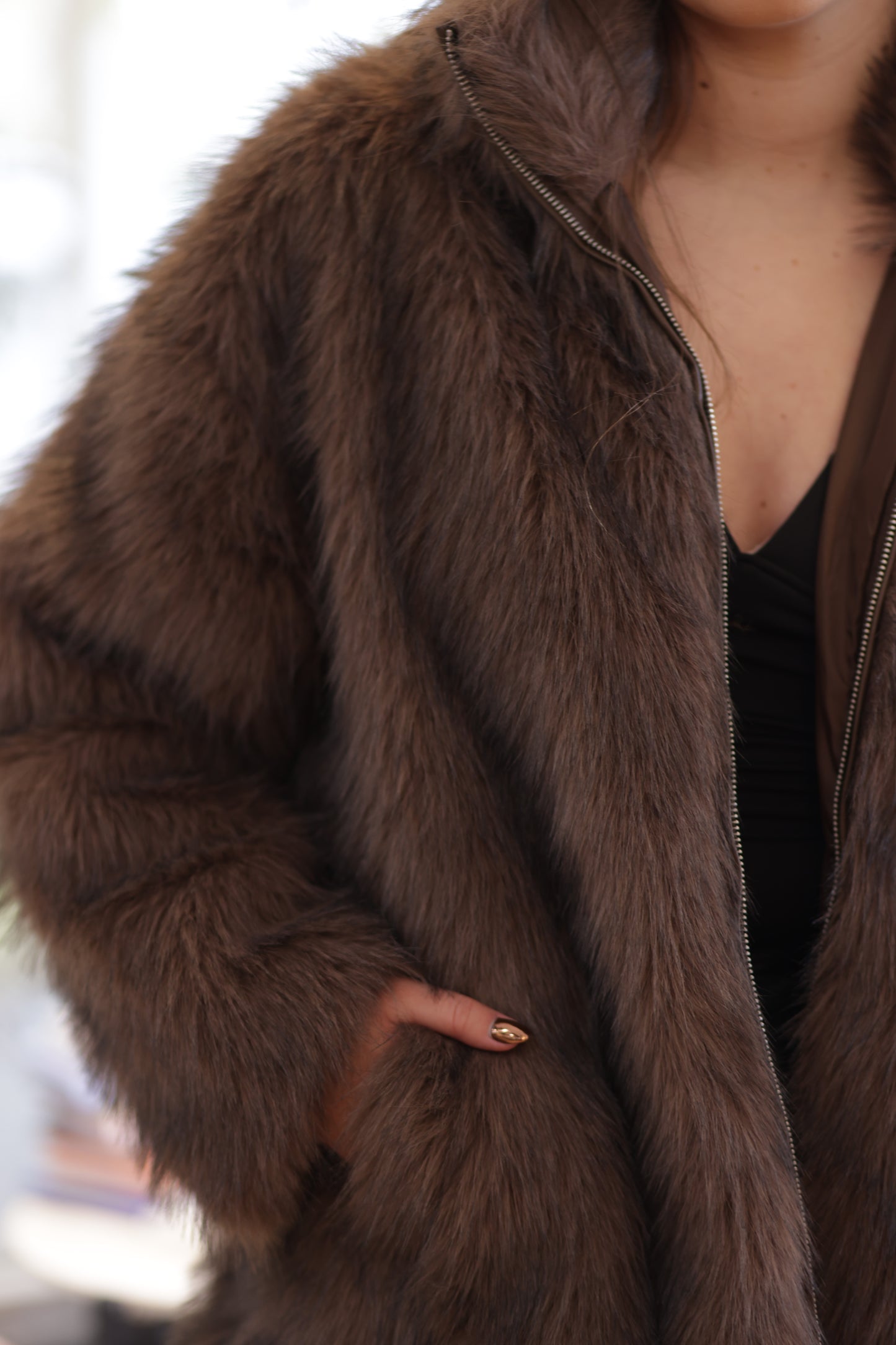 The Beth Faux Fur Jacket