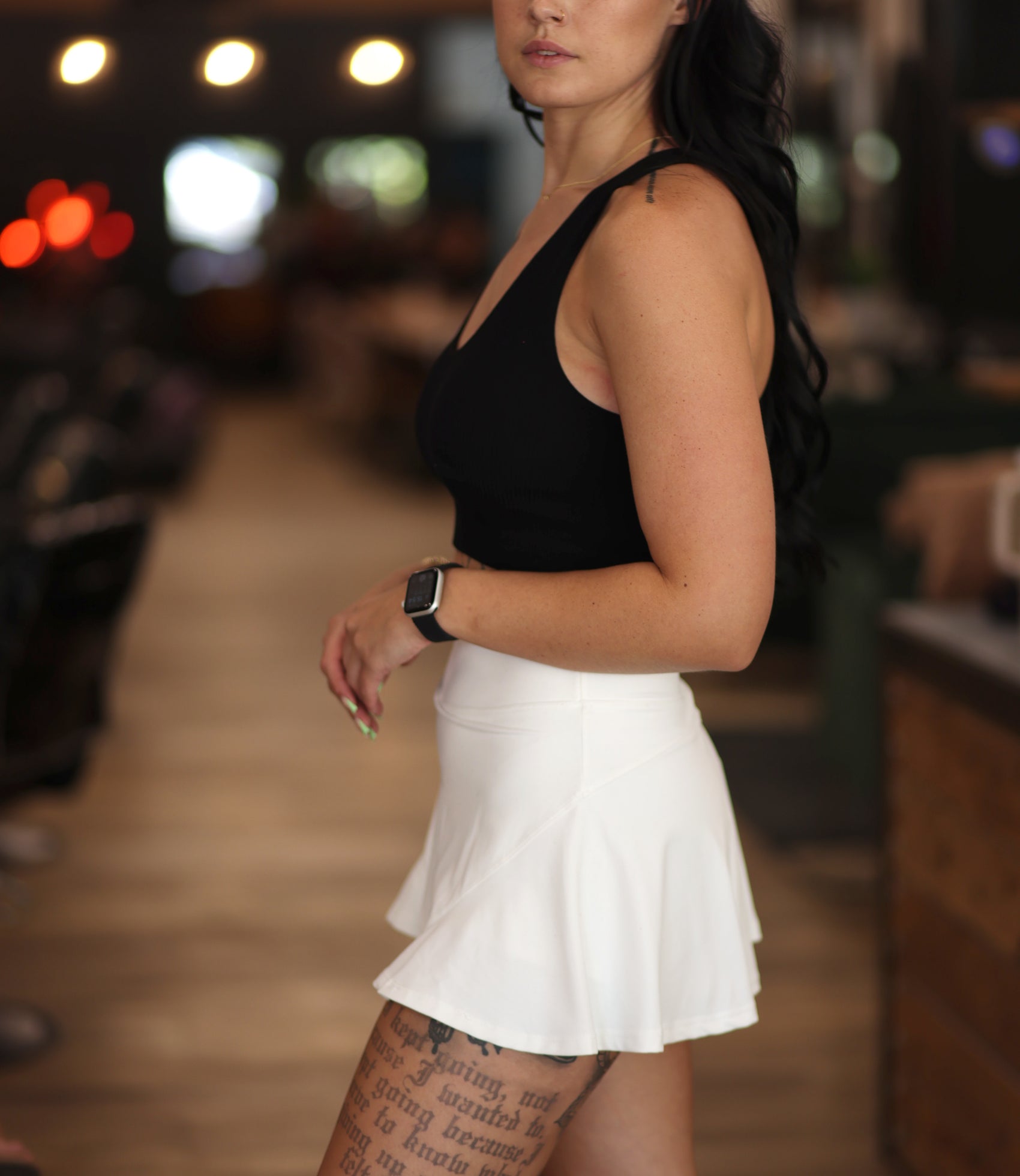 White Tennis Skirt