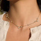Elarae 18K Gold Non-Tarnish CZ Teardrop Layered Necklace