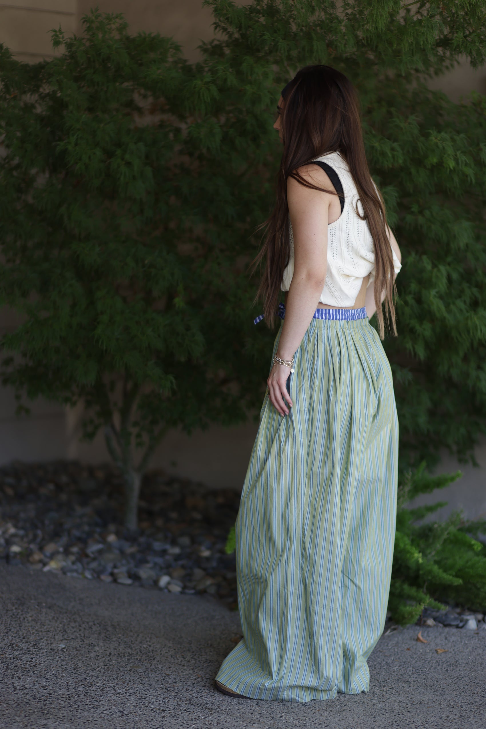 Kara Striped Wide Leg pants