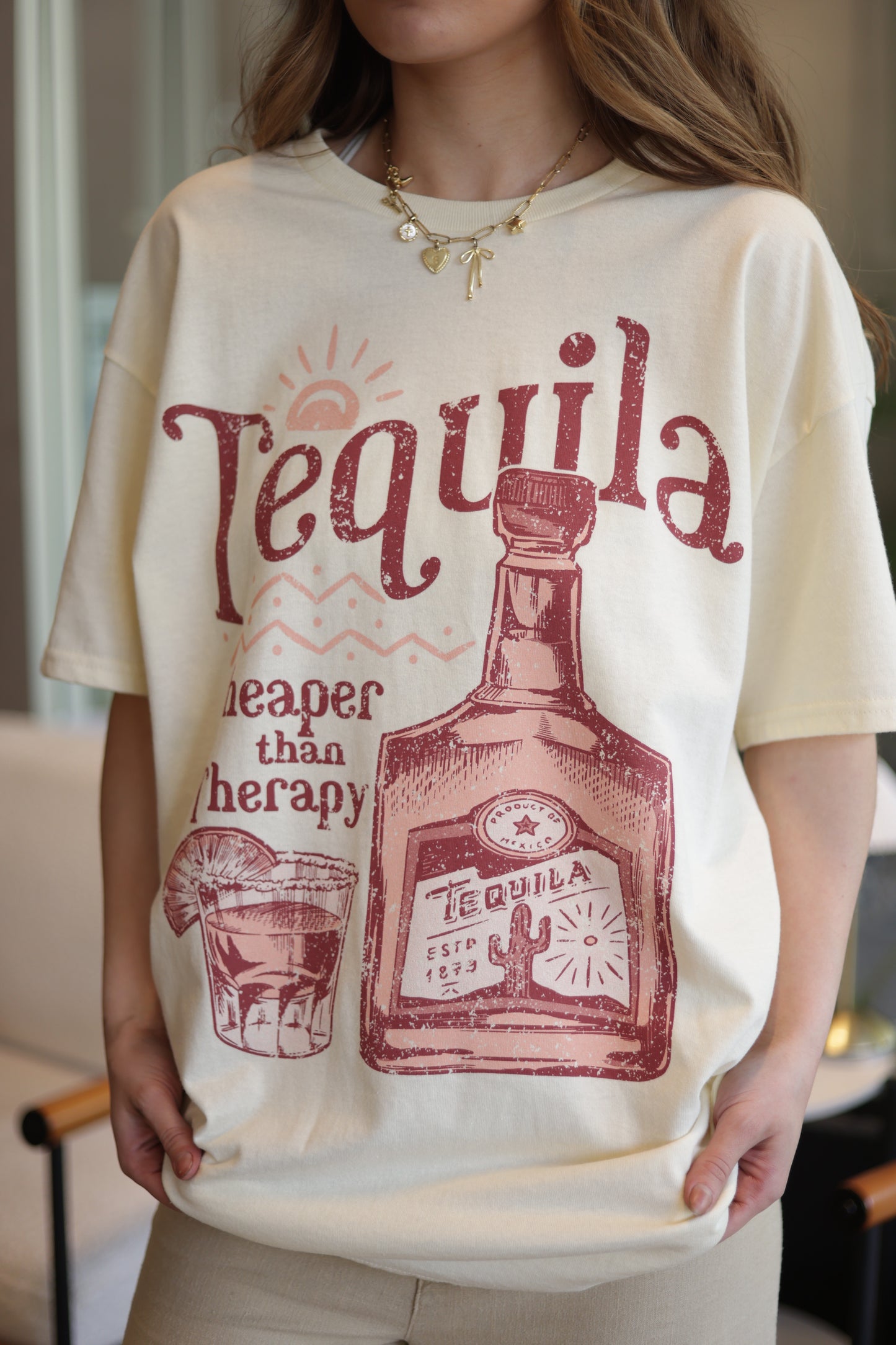Tropical Tequila Oversized Tee