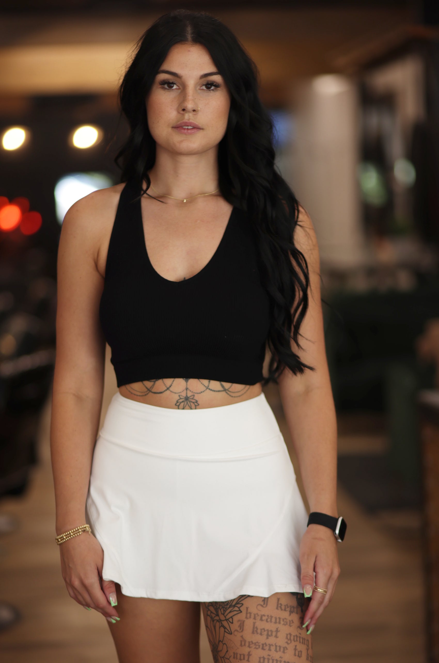 White Tennis Skirt