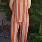 Georgiana Striped Two Piece Set