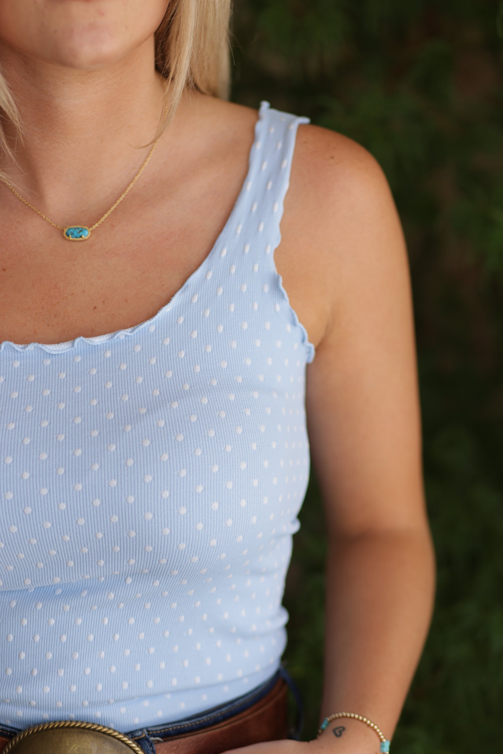 Keeley Polka Dot Crop Top