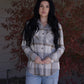 Rachel Plaid Button Up - Gray & Mocha