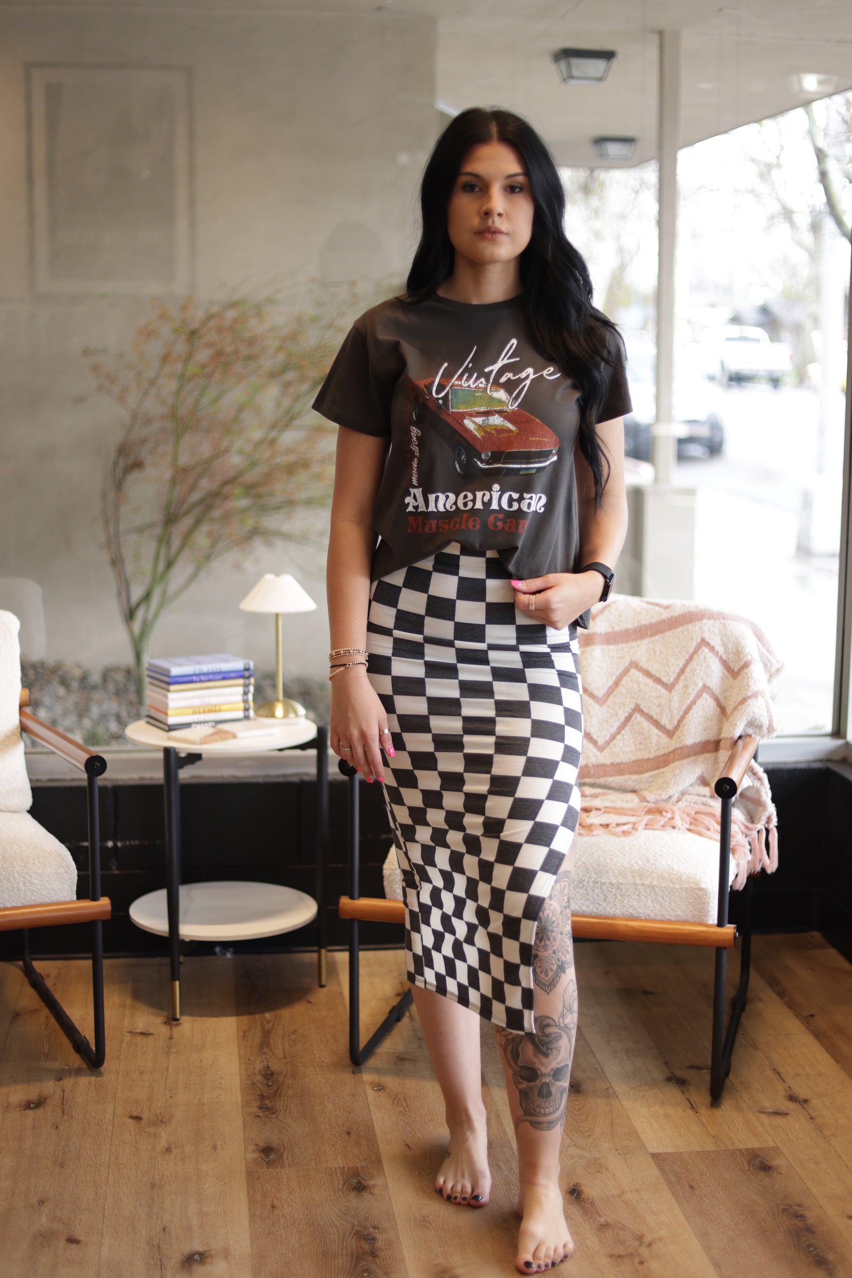 Check Into the Weekend Skirt