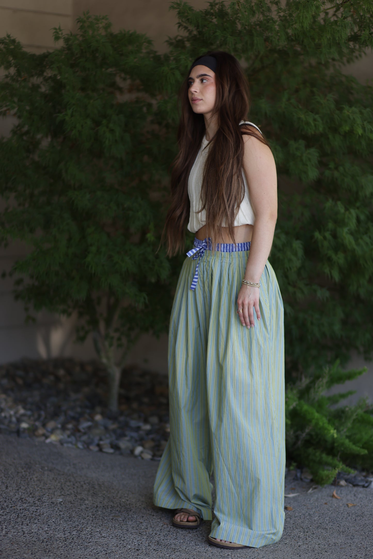 Kara Striped Wide Leg pants