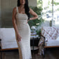 Molly Ribbed sweater Midi Dress