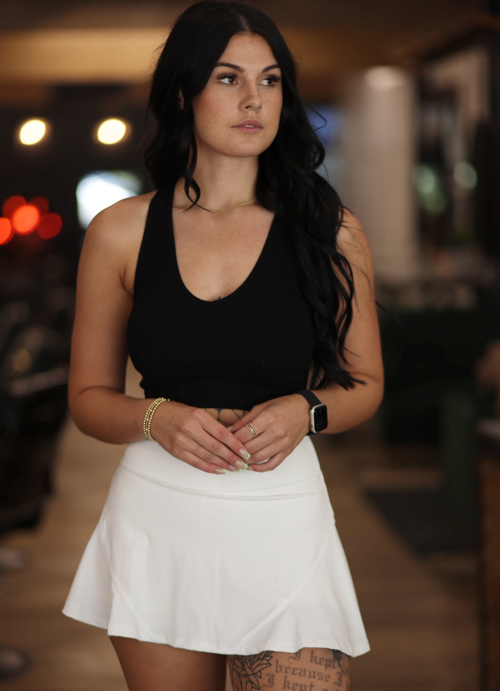 White Tennis Skirt