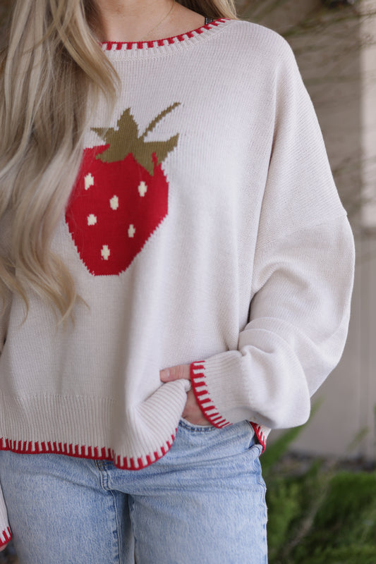 Strawberry Sweater