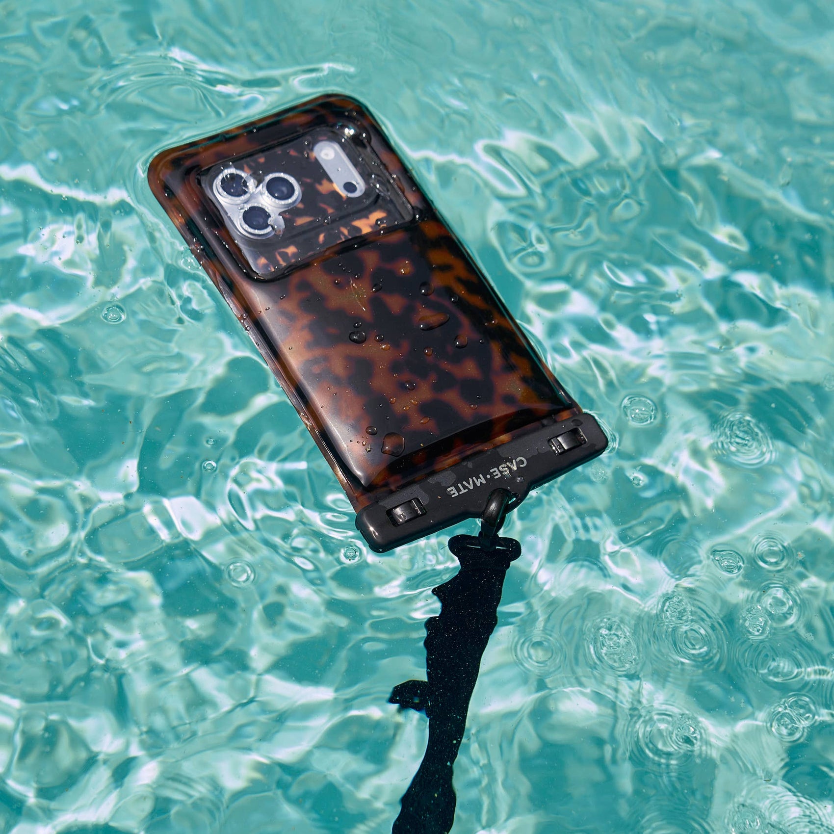 Case-Mate Tortoiseshell Waterproof Floating Phone Pouch