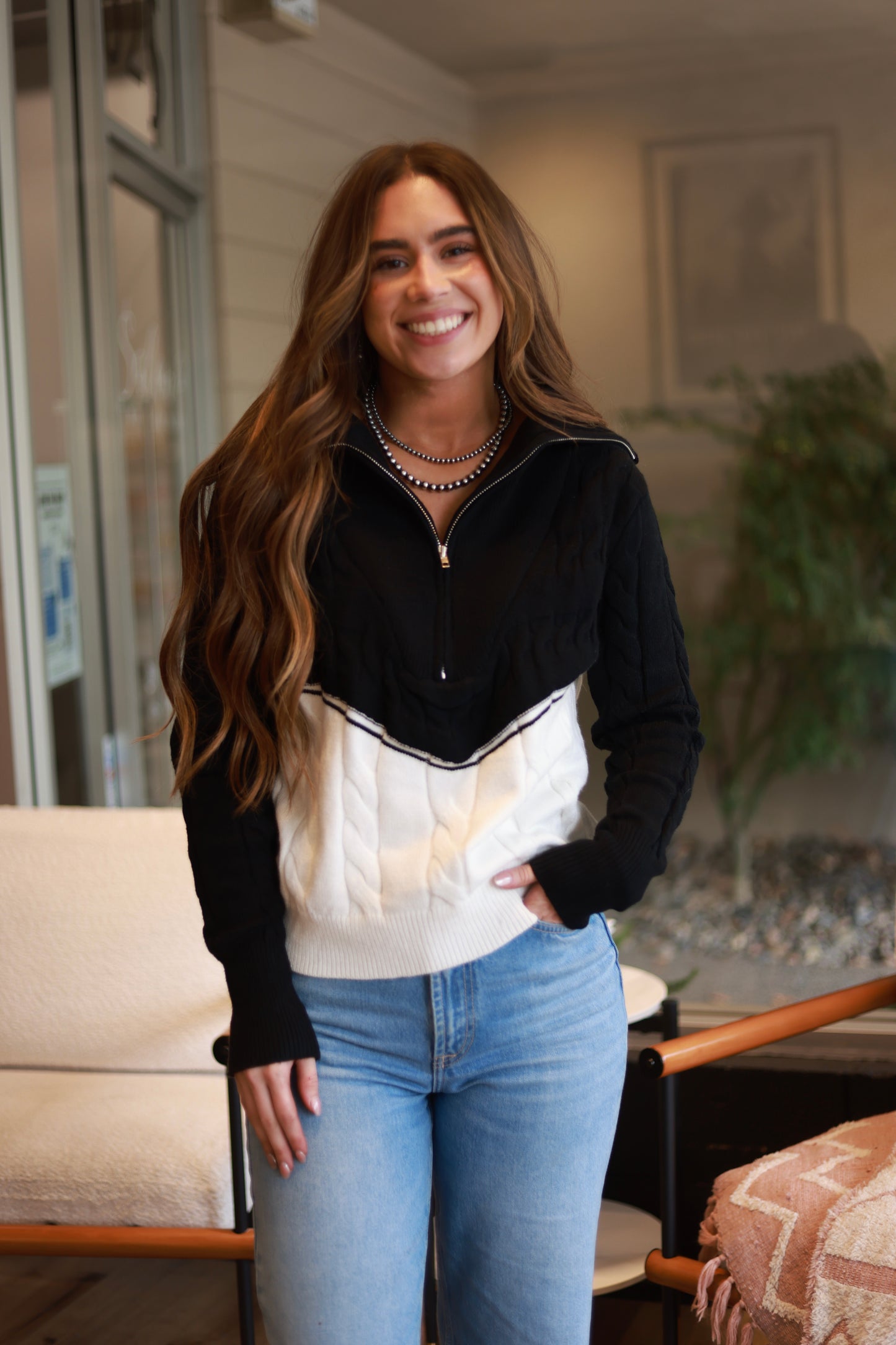 Rorie Cable Knit Sweater