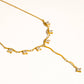 Yonder 18K Gold Non-Tarnish CZ Y Drop Necklace