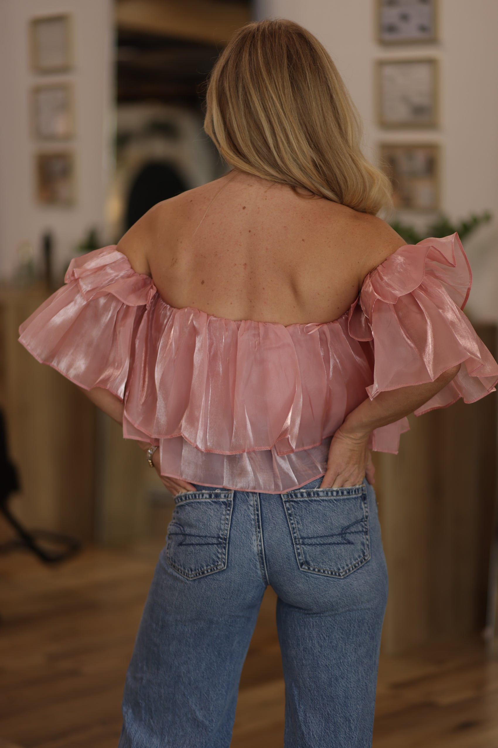 Blanche Ruffle top- More Colors!