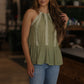 Anna Embroidery Halter Top