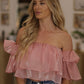 Blanche Ruffle top- More Colors!