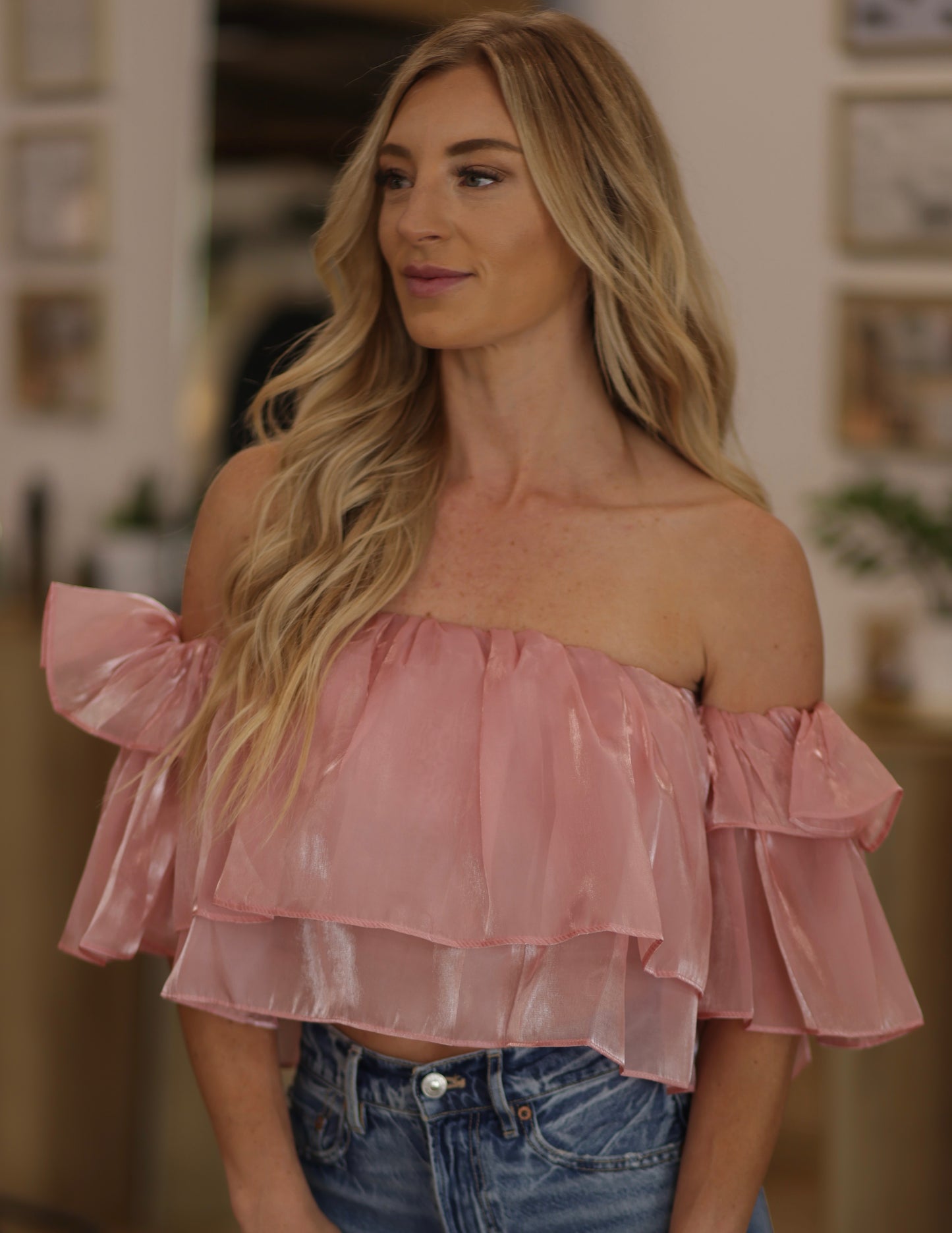 Blanche Ruffle top- More Colors!