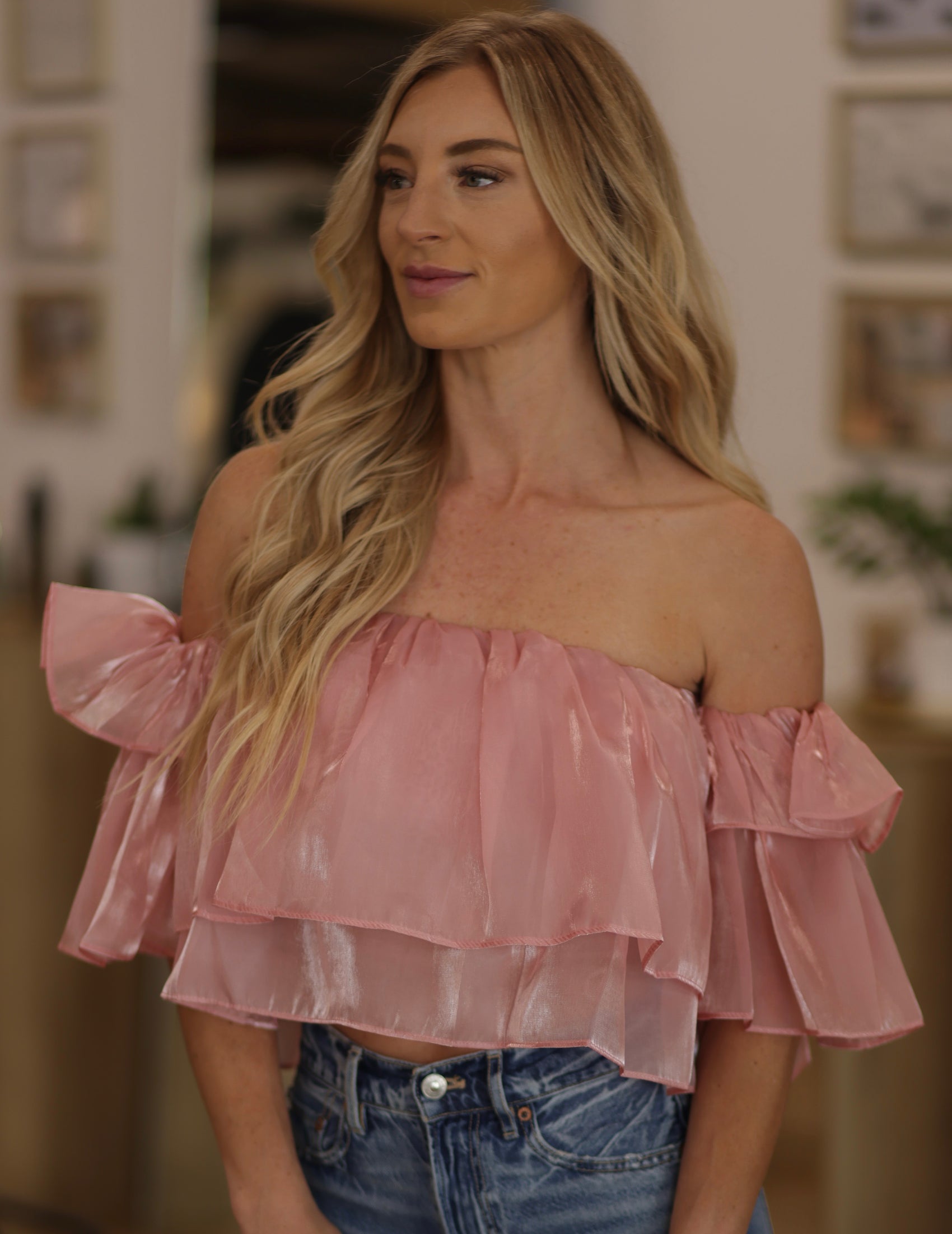 Blanche Ruffle top- More Colors!