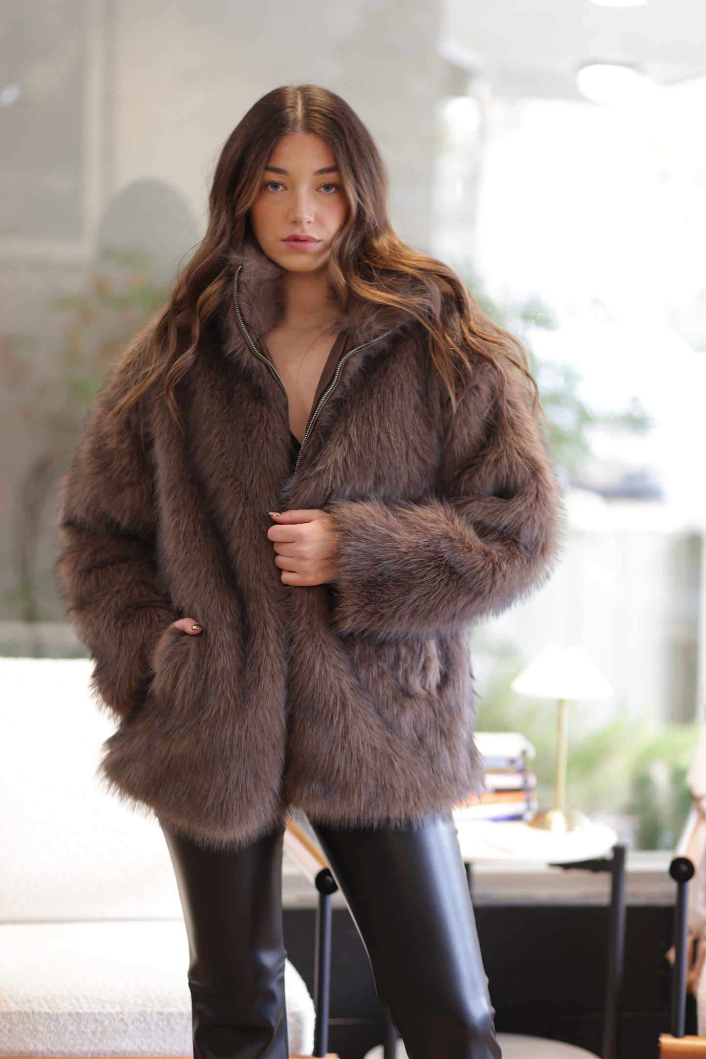 The Beth Faux Fur Jacket