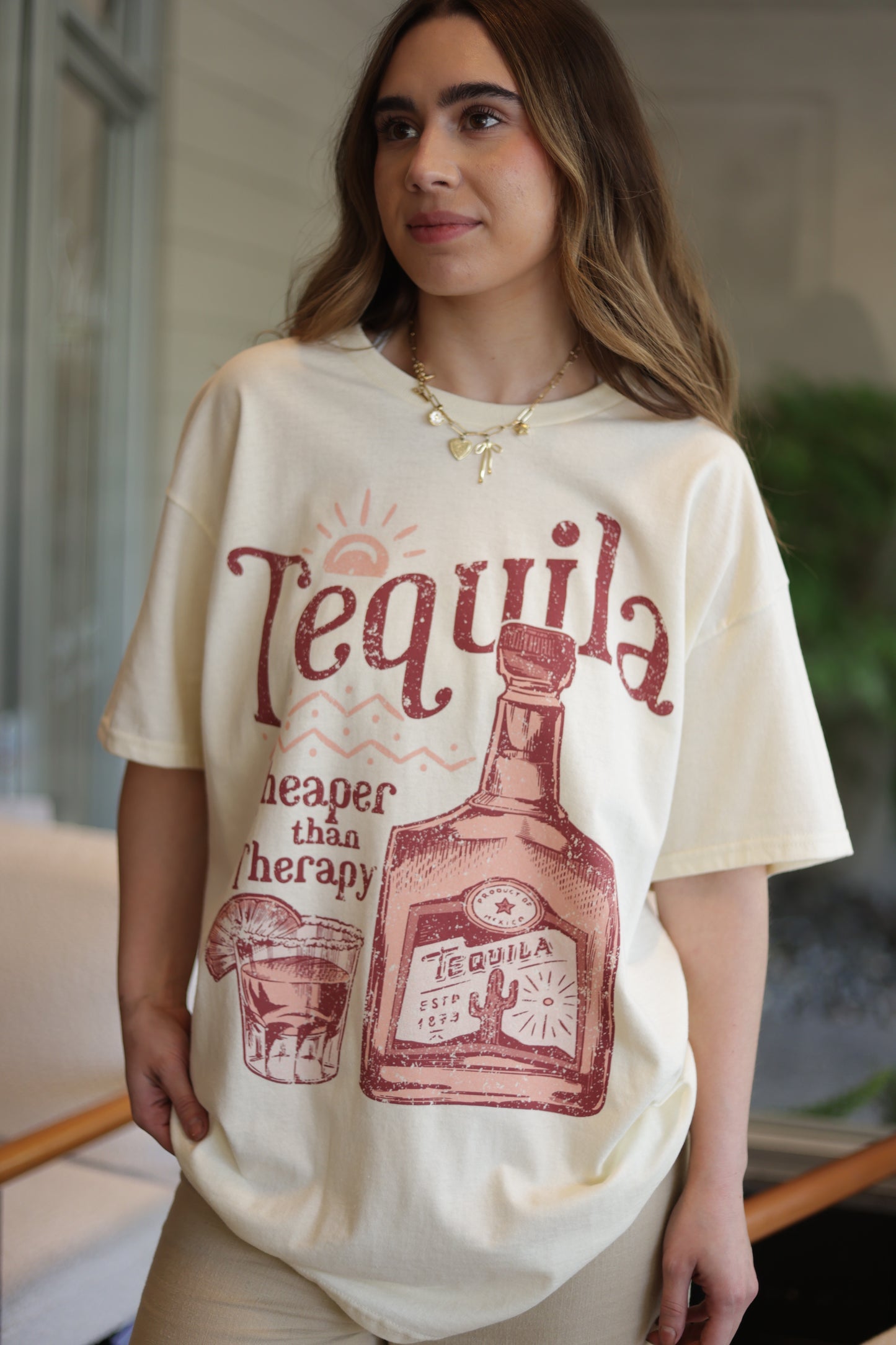 Tropical Tequila Oversized Tee