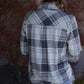 Rachel Plaid Button Up - Charcoal & Green
