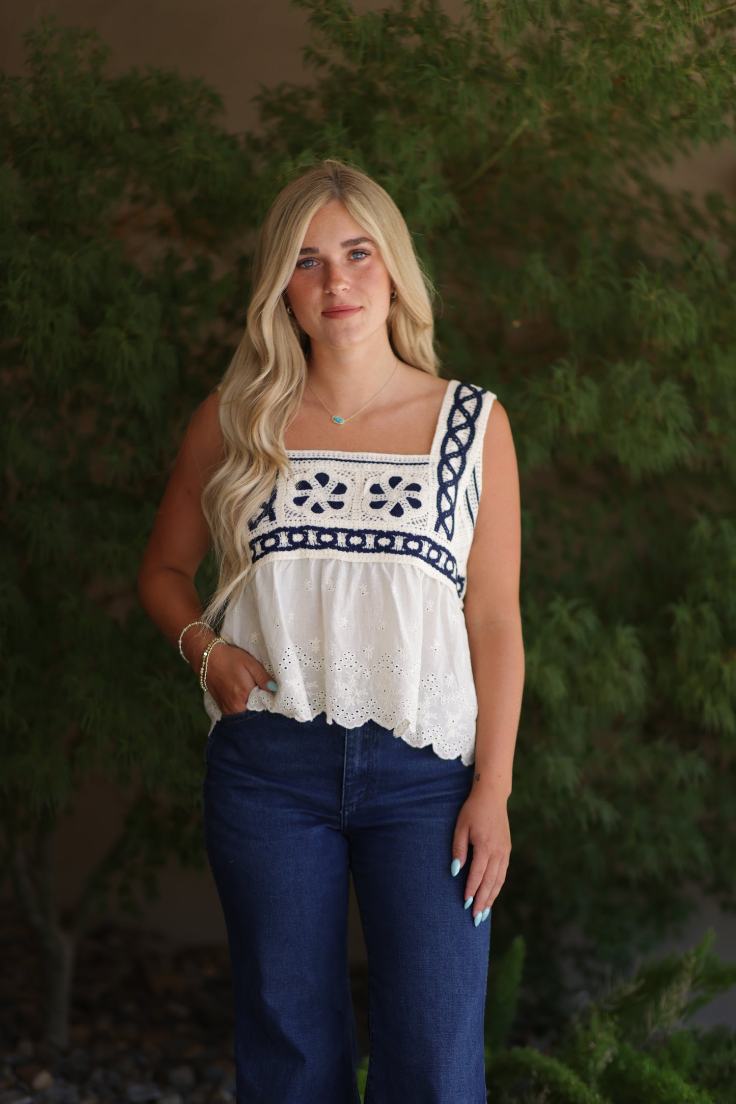 Marci Crochet Cami