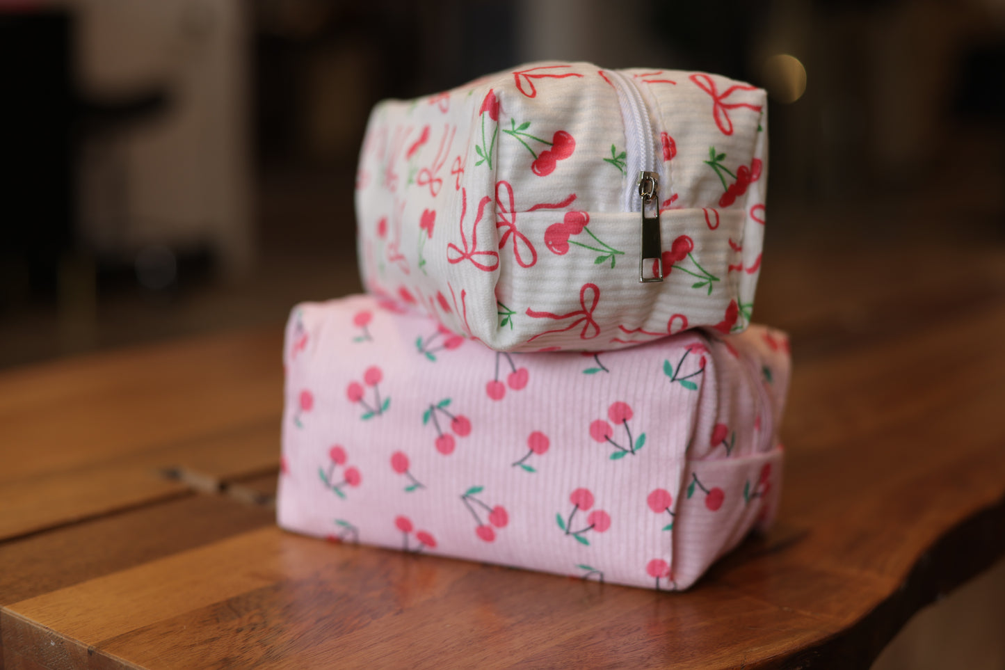 Cherry Makeup Bag