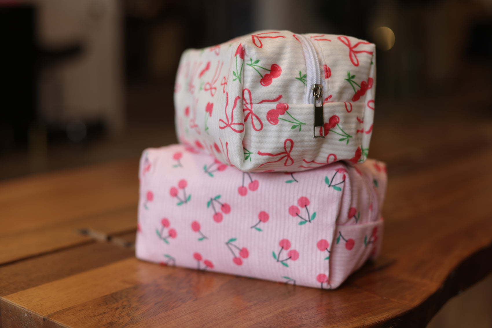 Cherry Makeup Bag