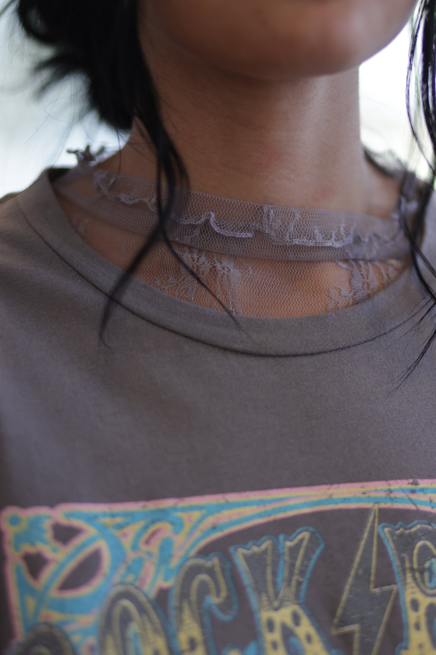 Brianna Long Sleeve Sheer Lace Mesh Top - More Colors!