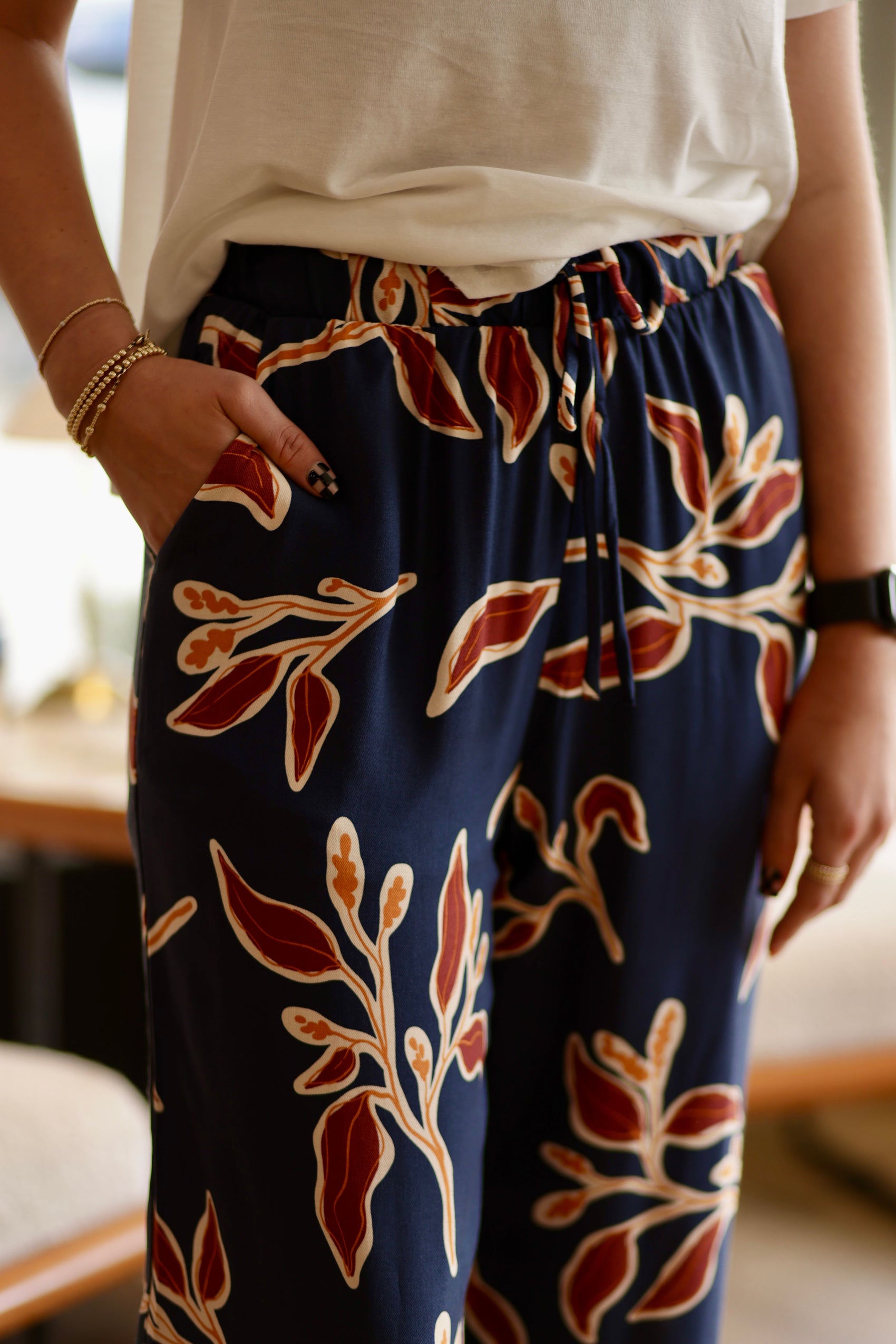 Kacie Print Pants