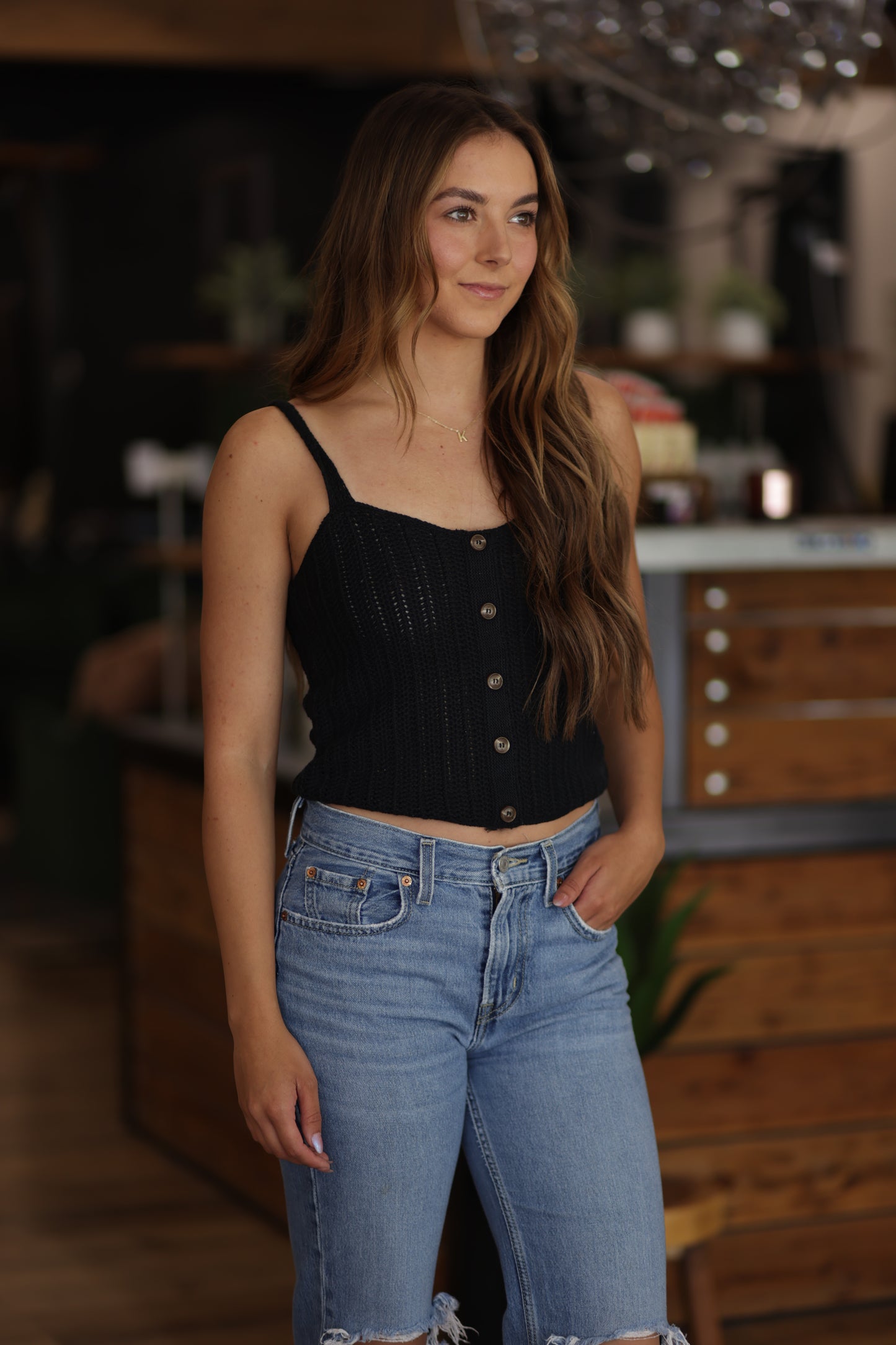 Iris Button Down Knit Cami - More Colors!