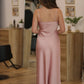 Felicity Faux Fur Trimmed Midi Dress