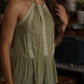 Anna Embroidery Halter Top